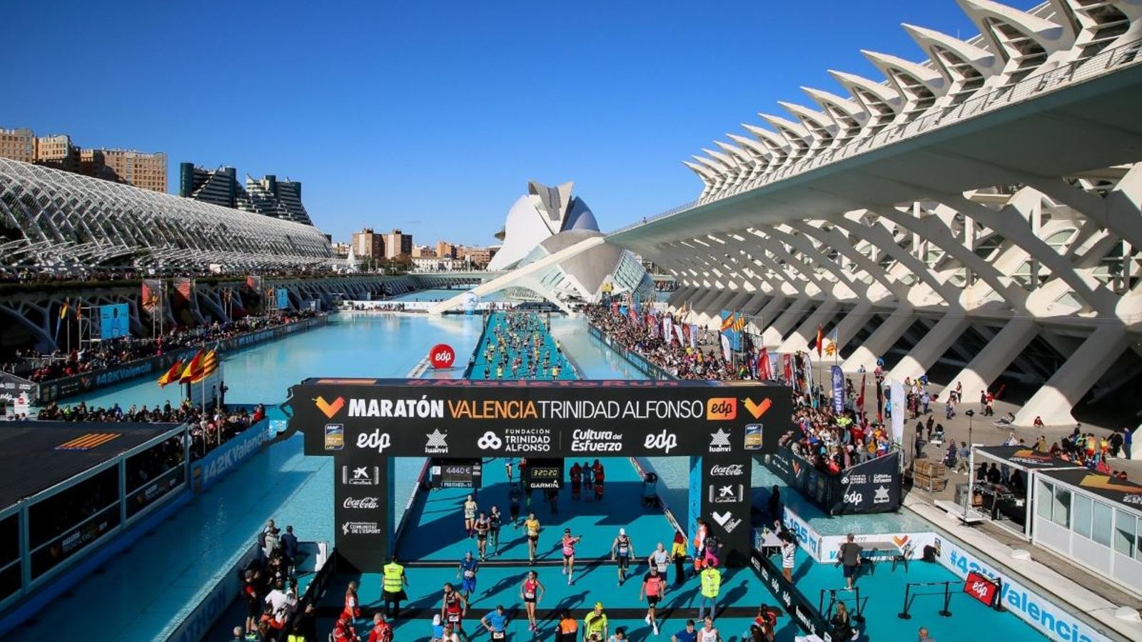 Arribada de la Marató de València de l'any 2019