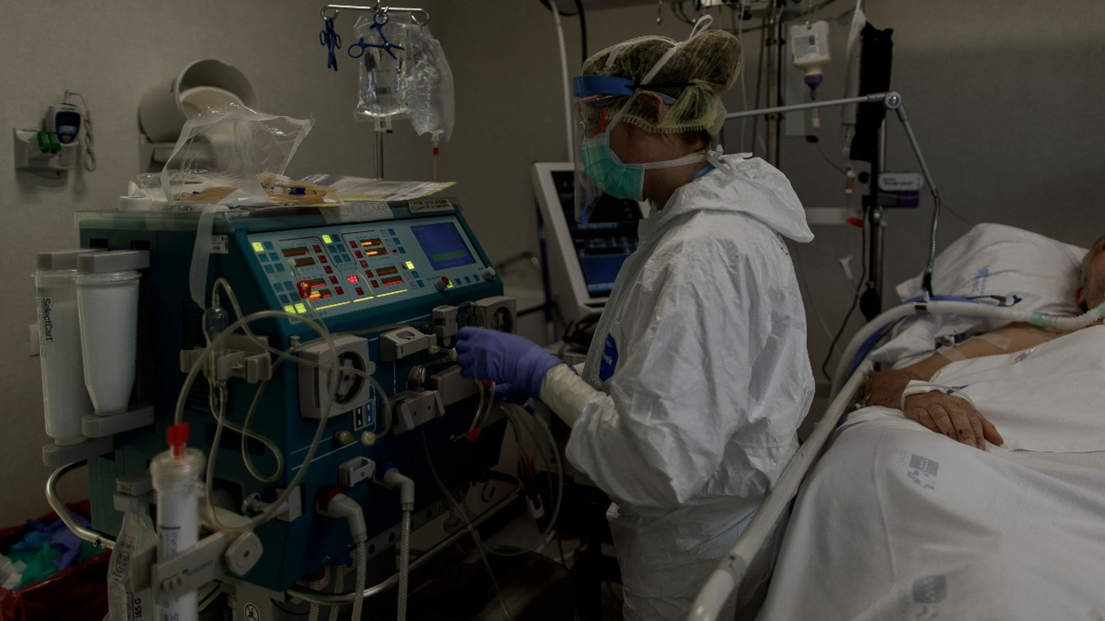 Unitat de Cures Intensives de l'Hospital Infanta Sofia de San Sebastián de los Reyes en una imatge d'arxiu