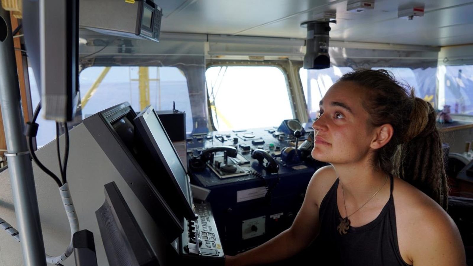 La capitana del Sea Watch, Carola Rackete