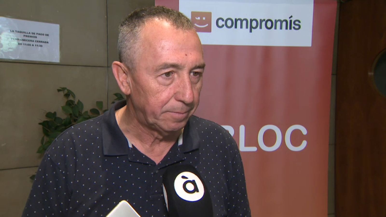El diputat de Compromís al Congrés Joan Baldoví