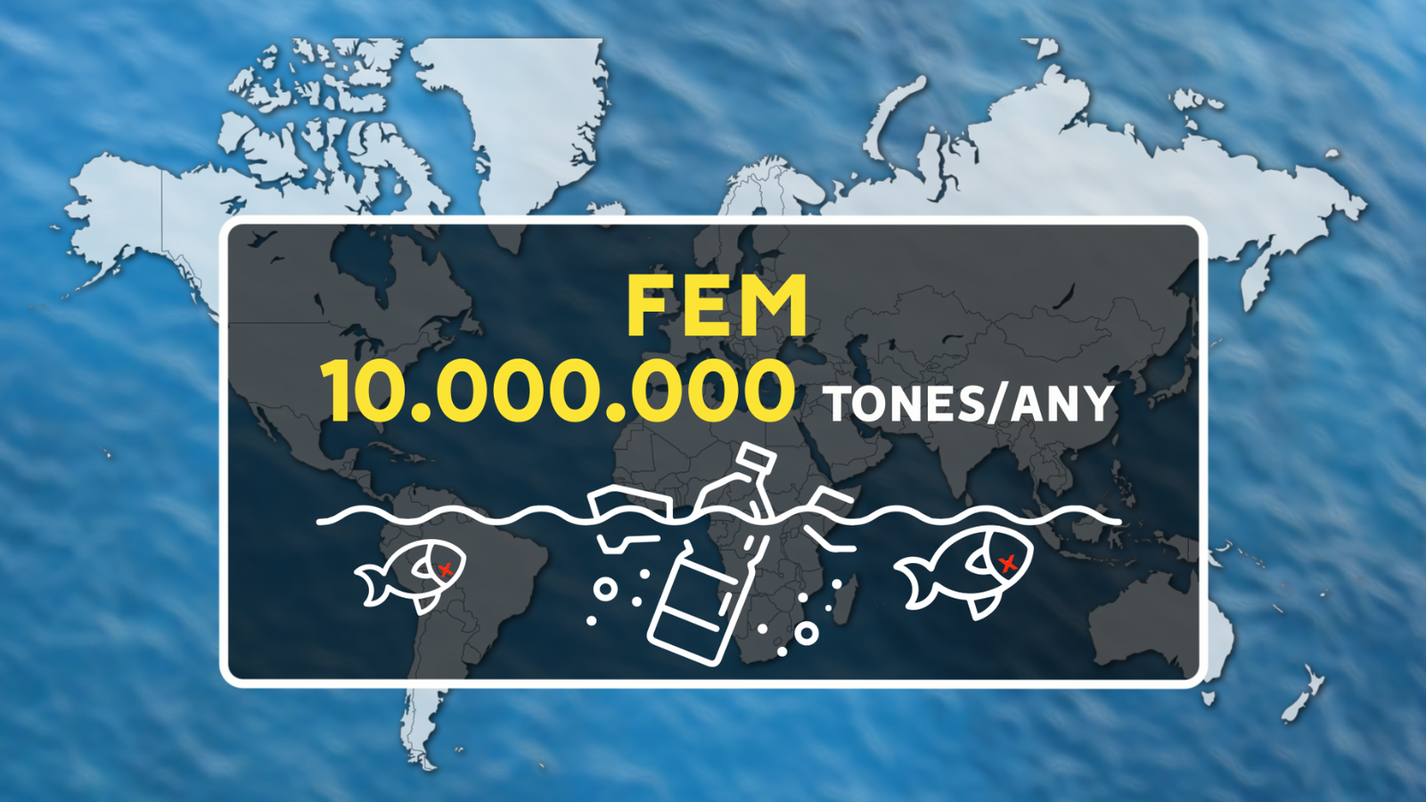 llancem a mars i oceans deu milions de tones de fem a l'any
