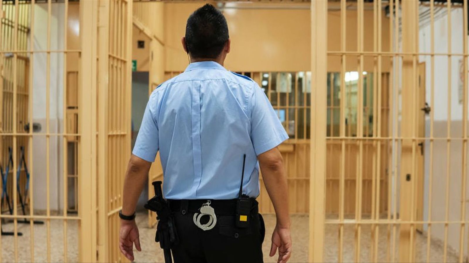 Imatge d'arxiu d'un funcionari de presons