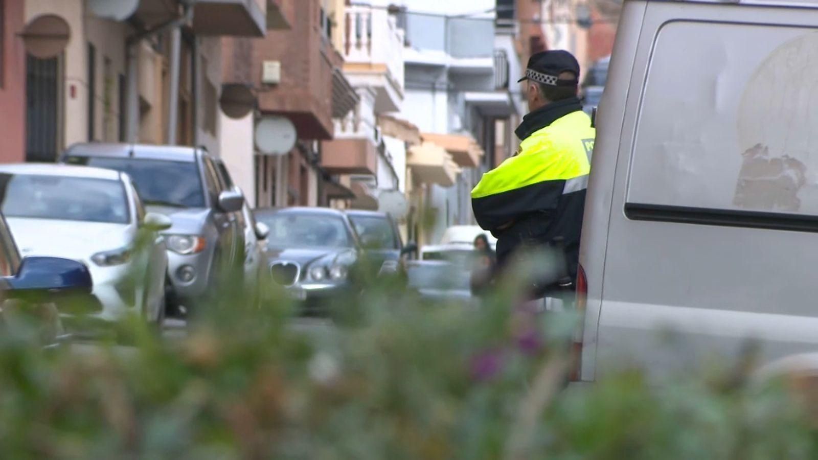 Dispositiu policial el dia dels fets a la Vall d'Uixó