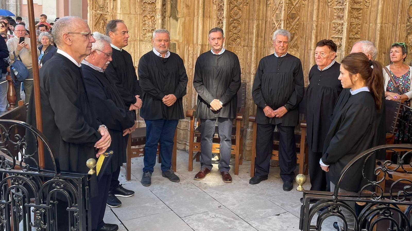 Sessió del dijous passat del Tribunal de les Aigües, amb Mireia Sanmartín (a la dreta)