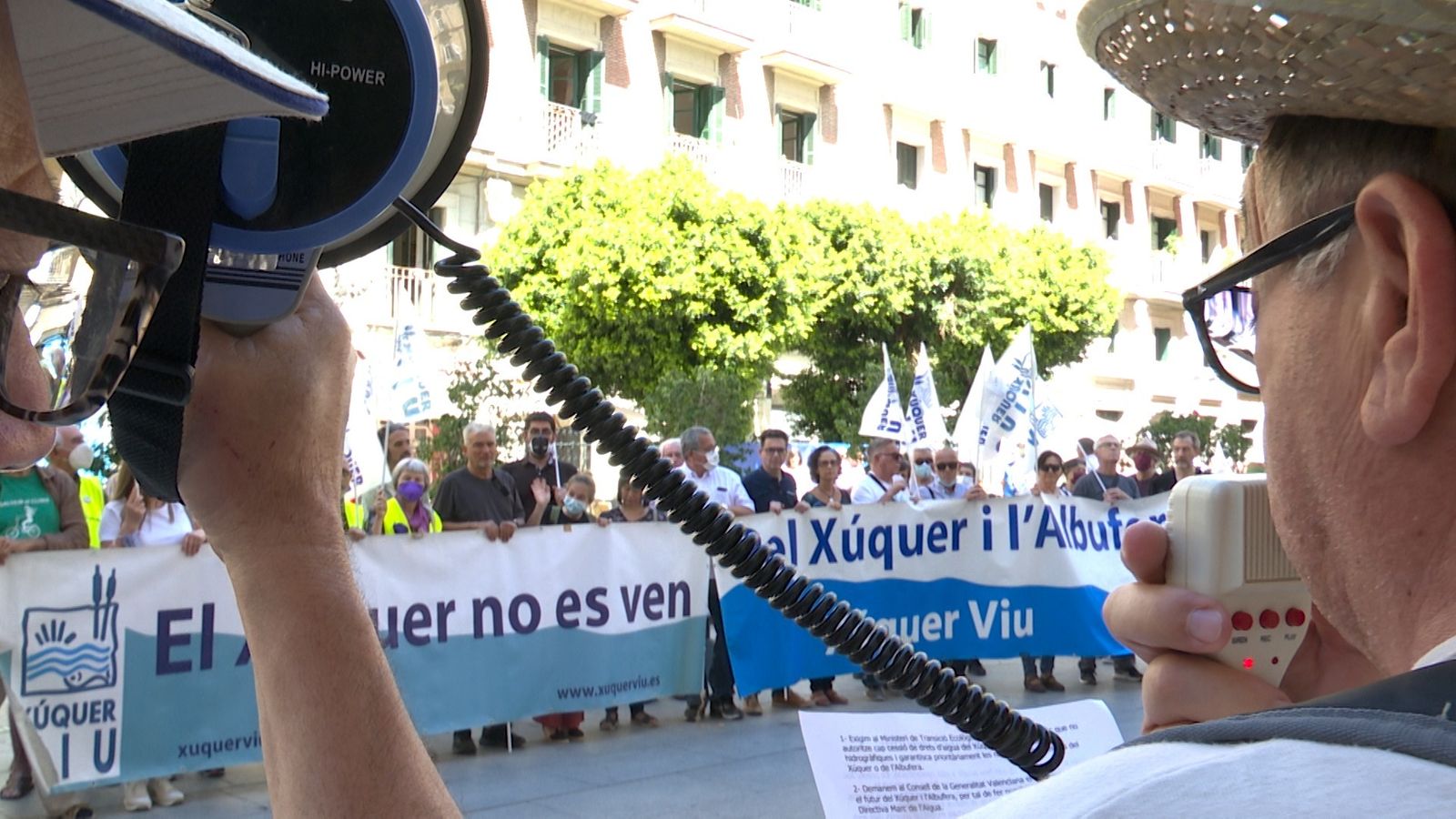 Concentració de Xúquer Viu per demanar la preservació de Xúquer i l'Albufera