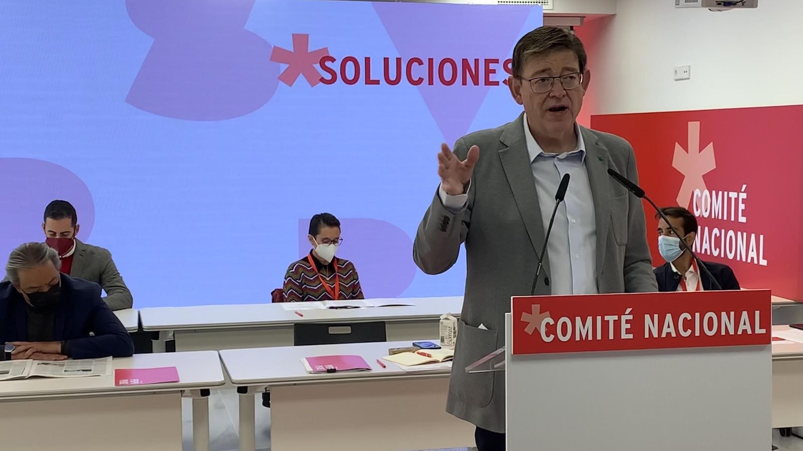 Ximo Puig al Comité Nacional del PSPV-PSOE