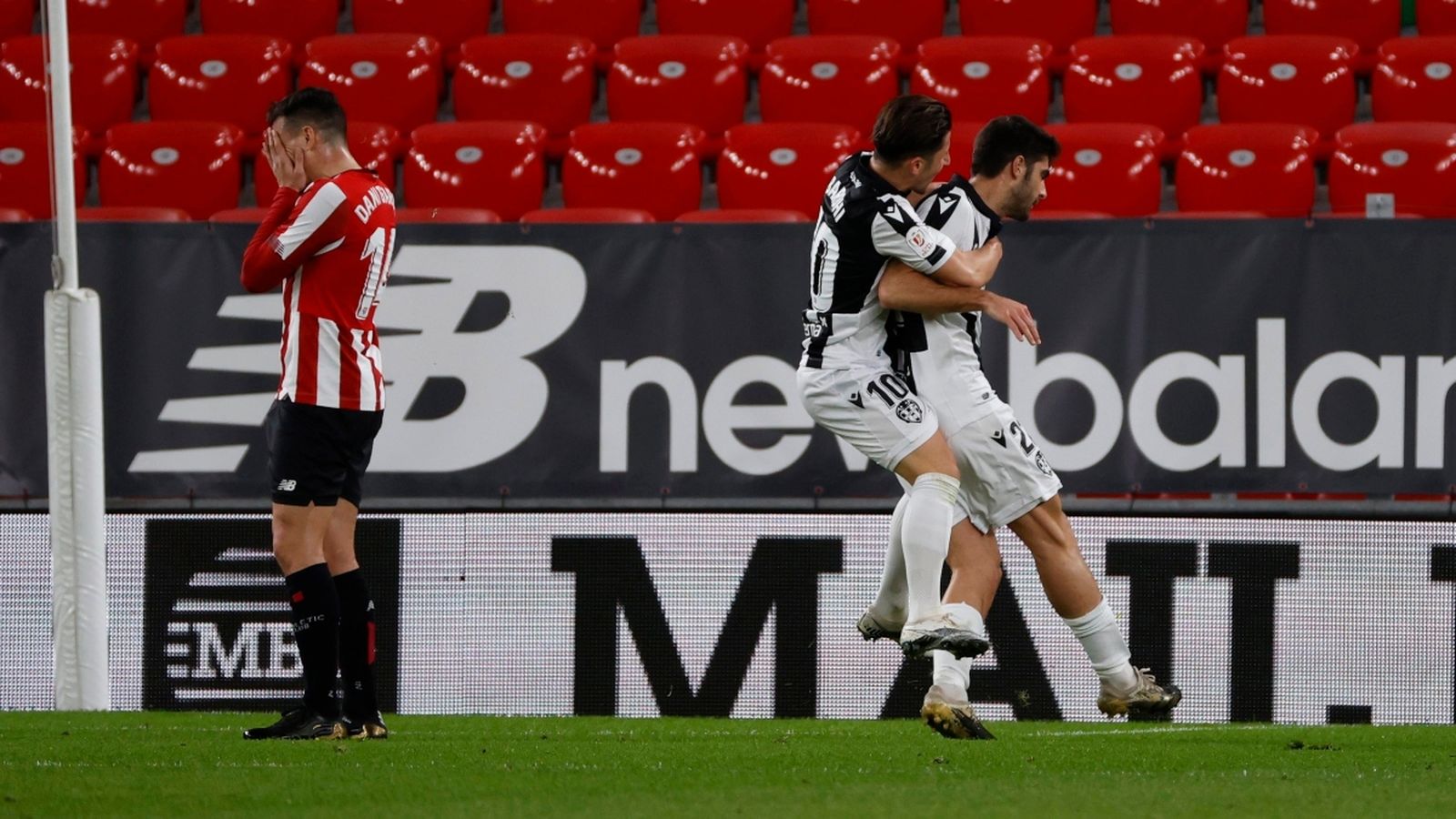 Melero, autor del gol del Llevant a San Mamés, no estarà disponible per un trencament als isquiotibials