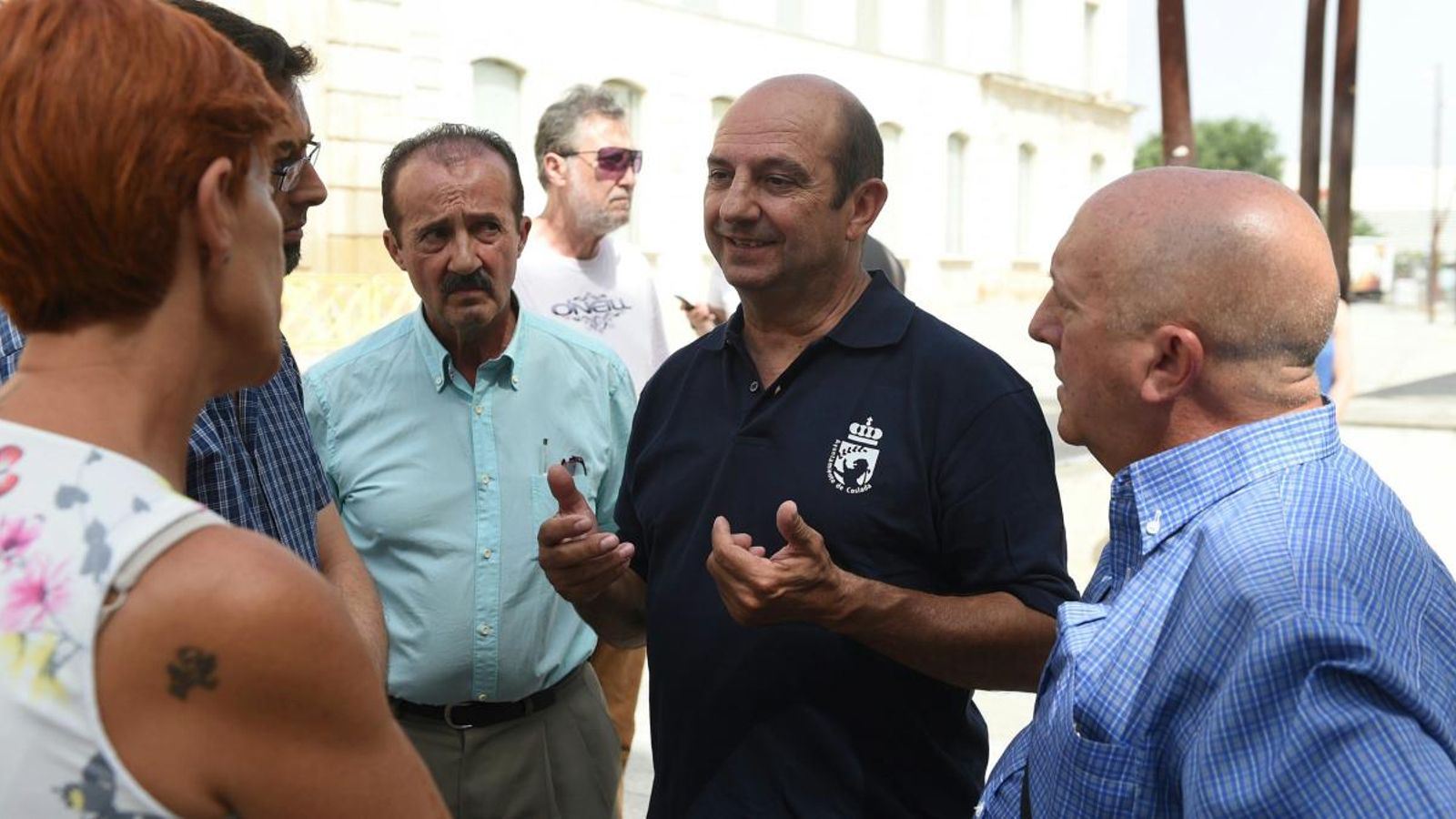 El cunyat de la víctima, després d'un acte celebrat a San Fernando de Henares