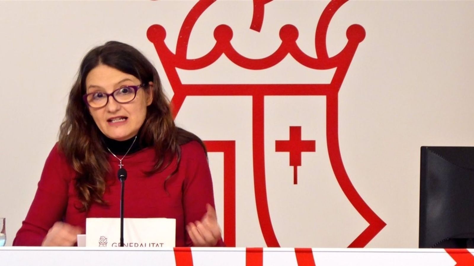 Mónica Oltra, portaveu del Consell