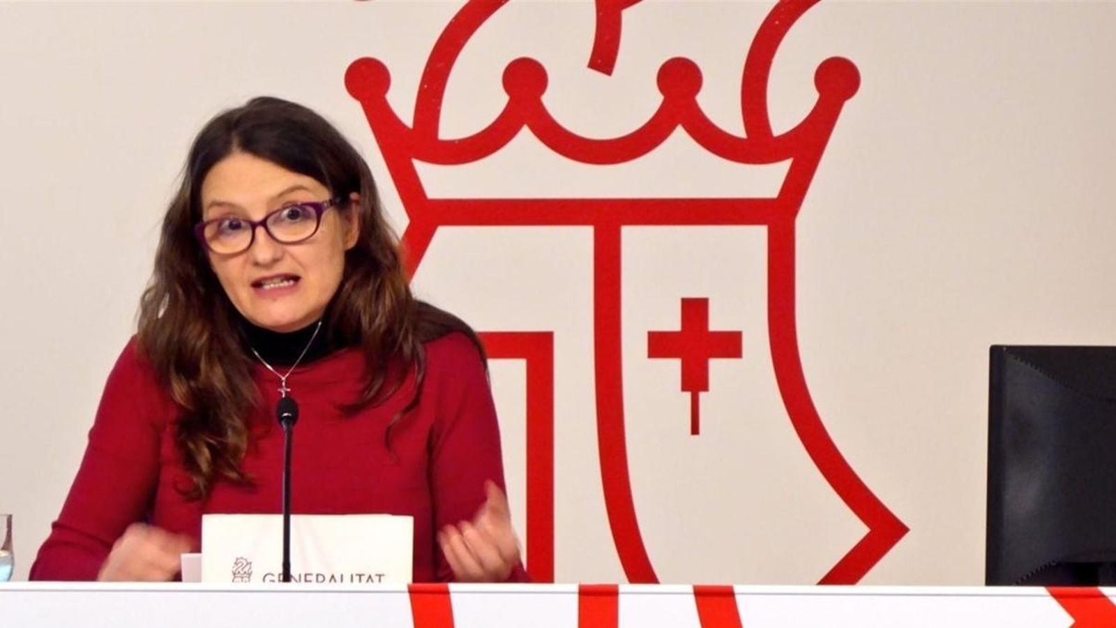 Mónica Oltra, portaveu del Consell
