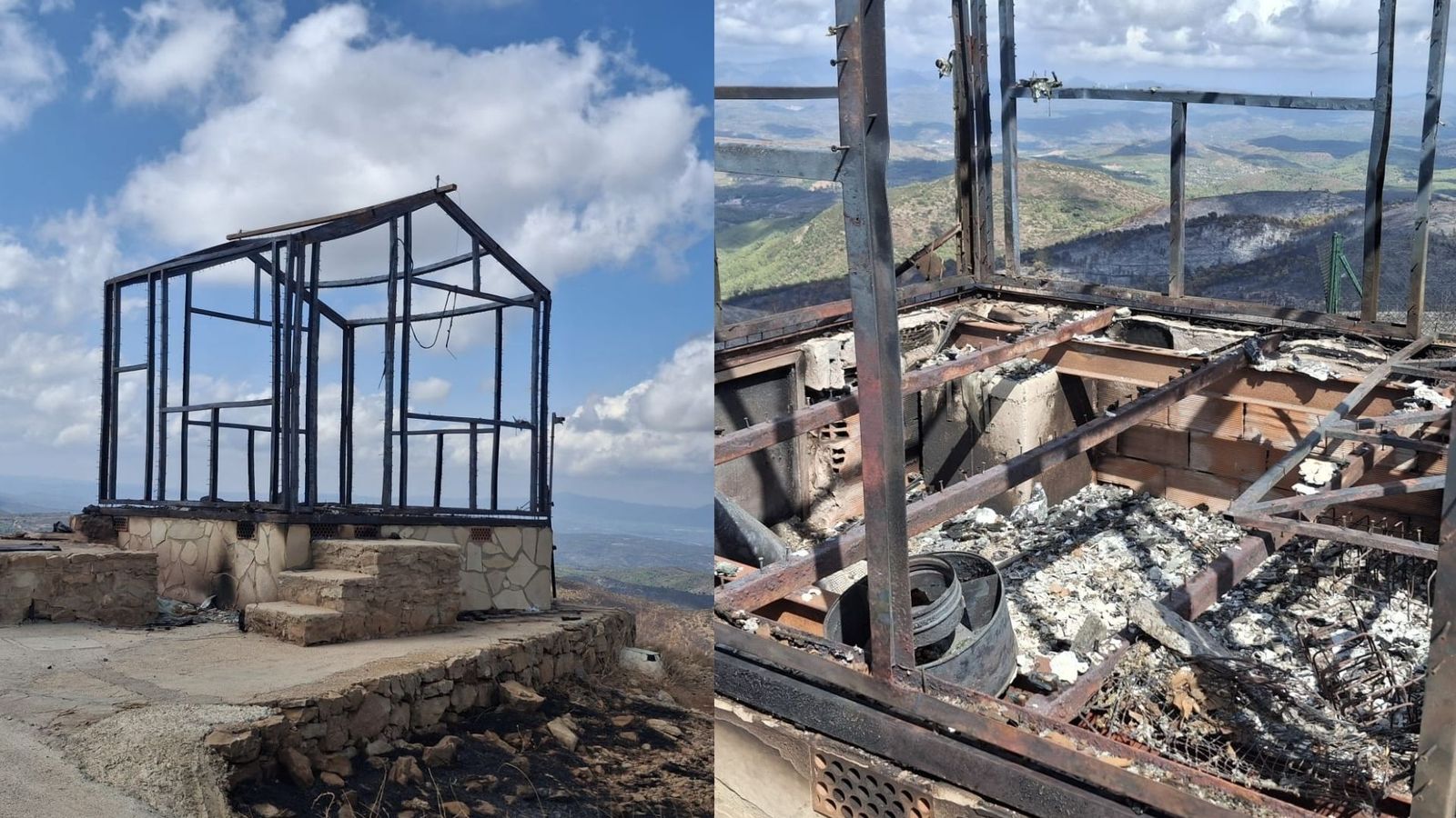 L'observatori de Pico del Águila, calcinat