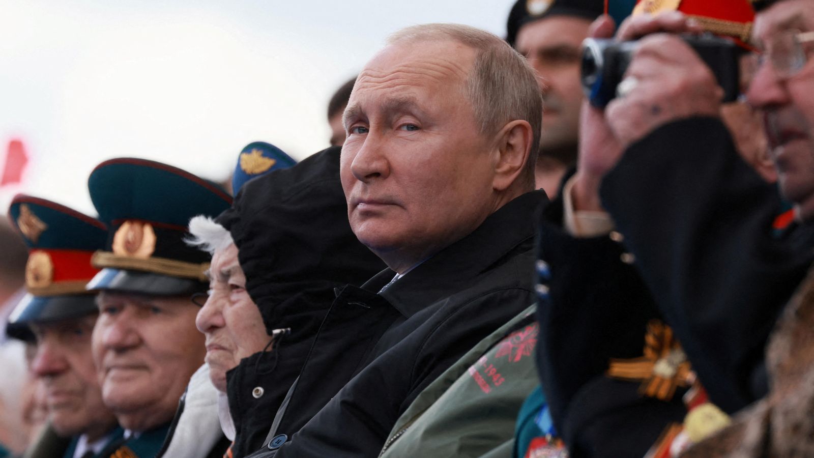 El president rus, Vladímir Putin, a Moscou en el 77é aniversari del Dia de la victòria soviètica sobre l'Alemanya nazi