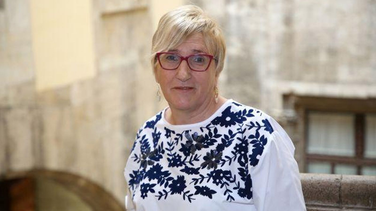 Ana Barceló, al Palau de la Generalitat