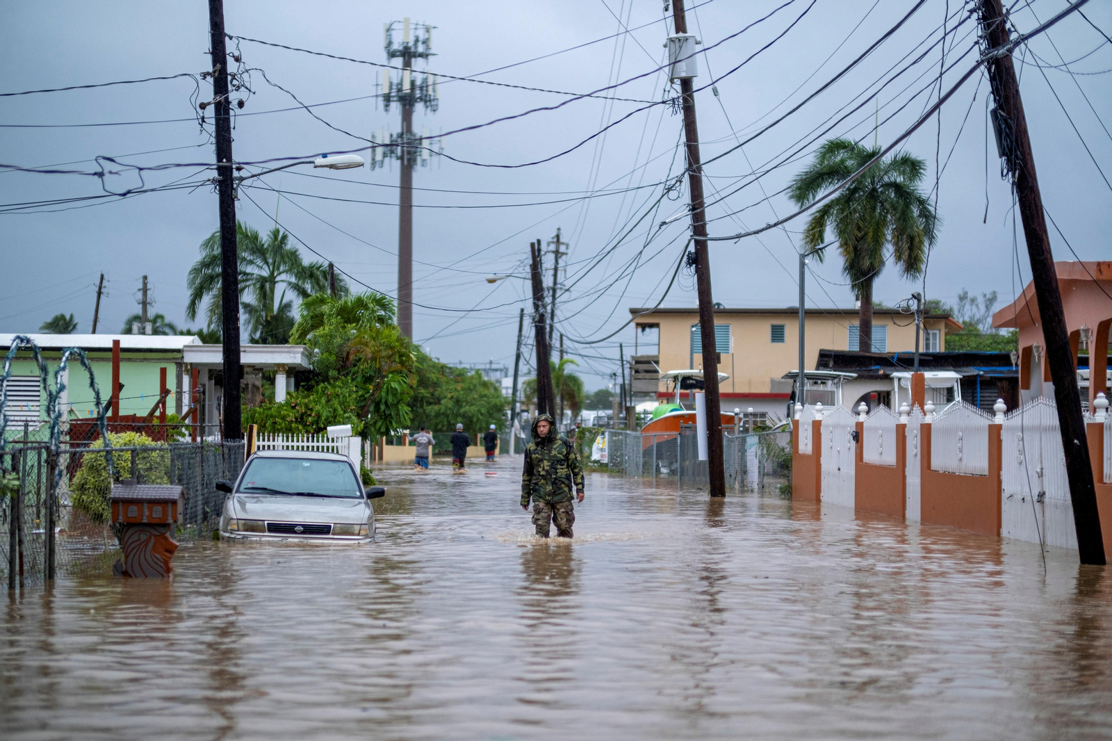 Un carrer negat a Salinas, Puerto Rico