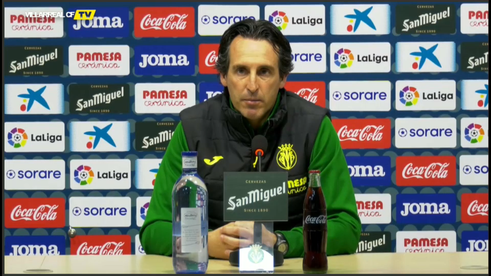 L'entrenador del Vila-real, Unai Emery