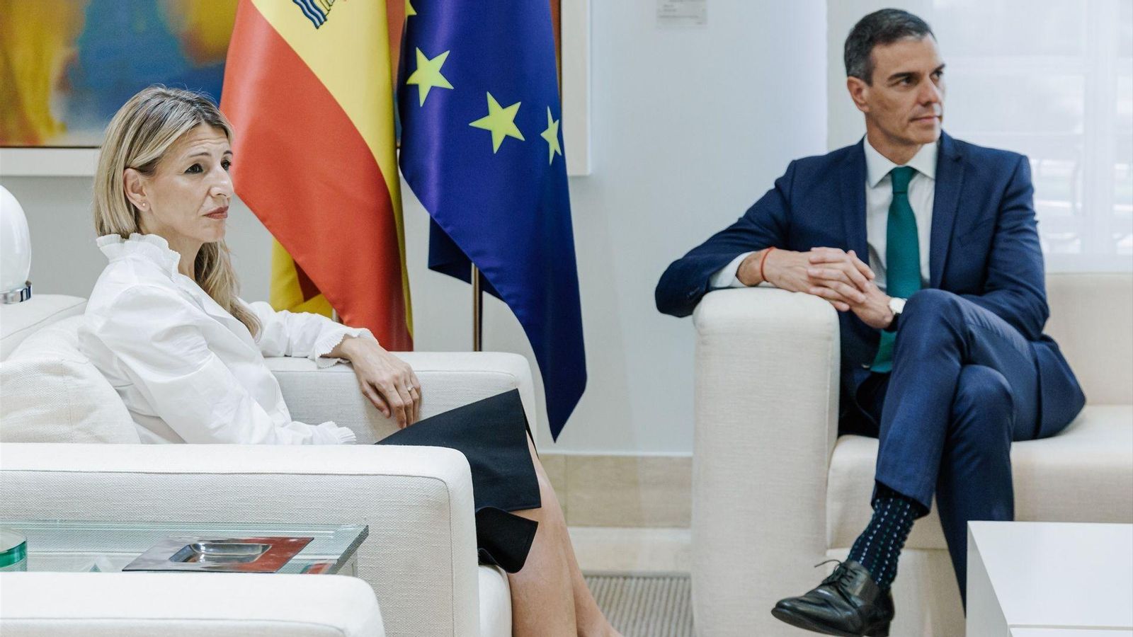 Díaz i Sánchez, reunits per la crisi oberta arran de les revelacions relacionades amb Santos Cerdán