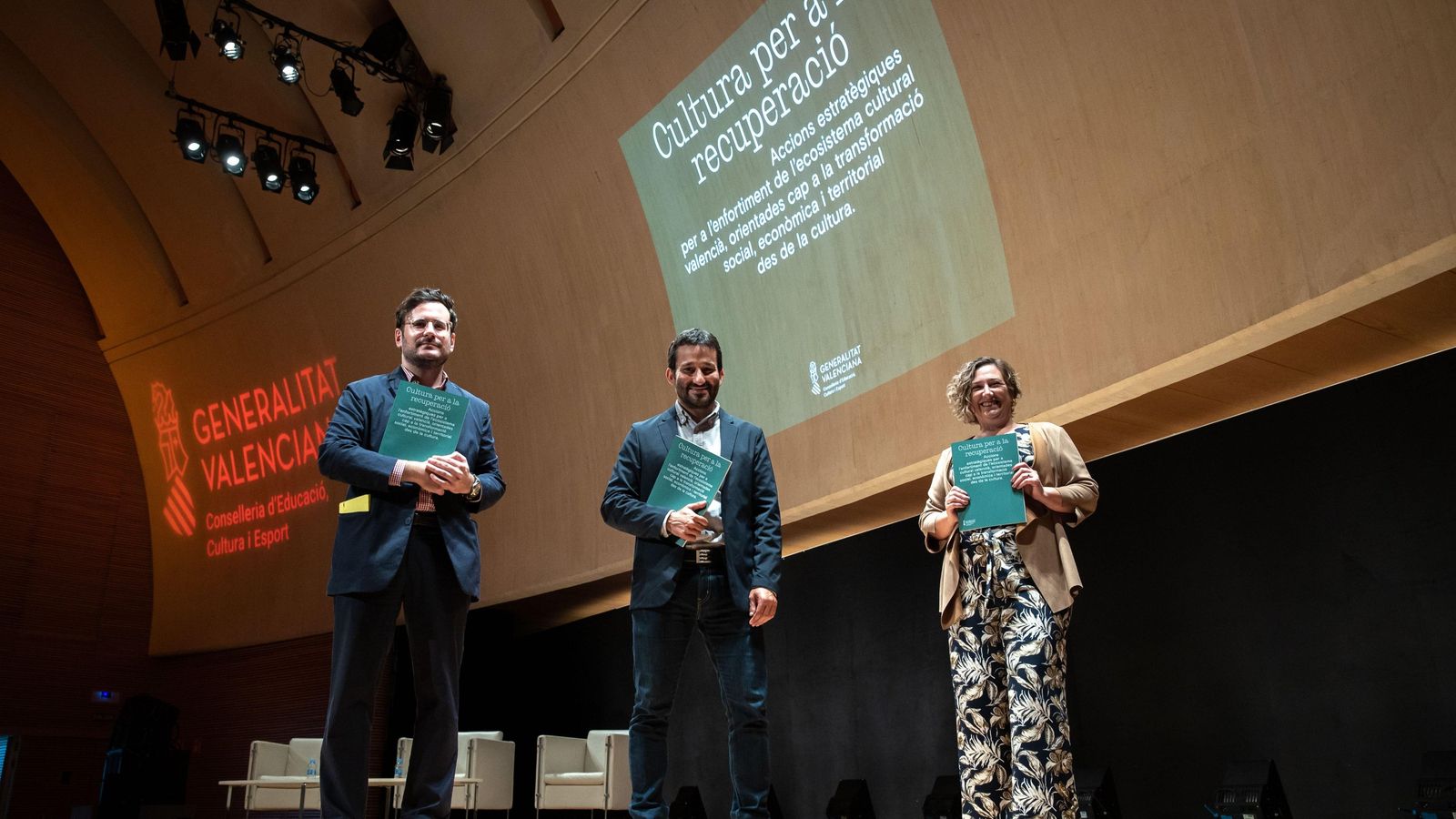 Marzà ha presentat el document 'Cultura per a la recuperació', en un acte celebrat en el Palau de les Arts