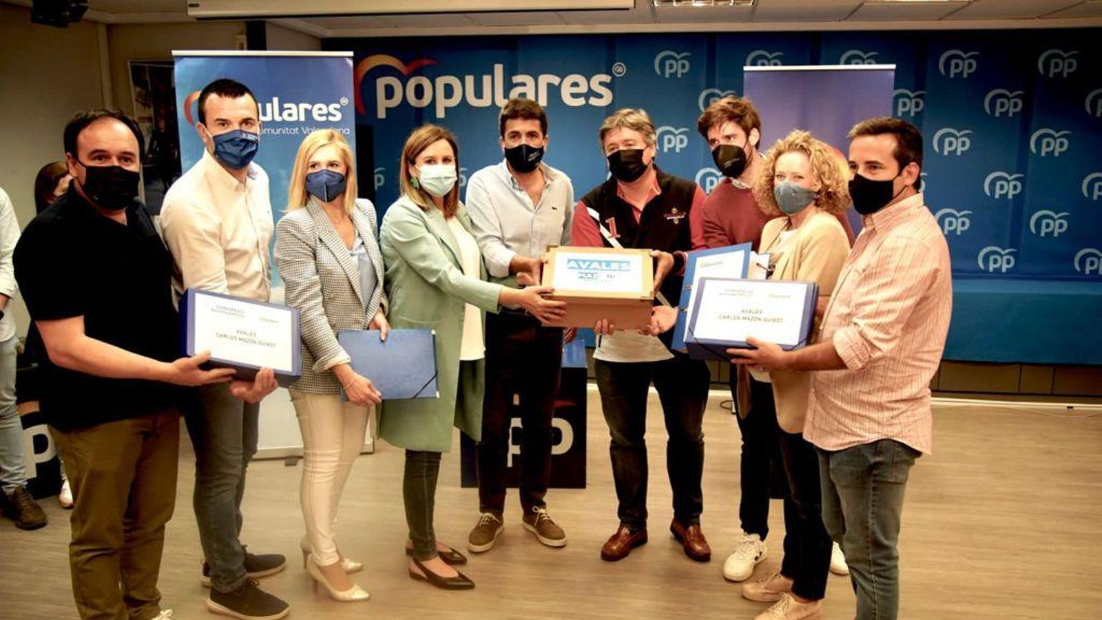 Presentació d'avals de Carlos Mazón.