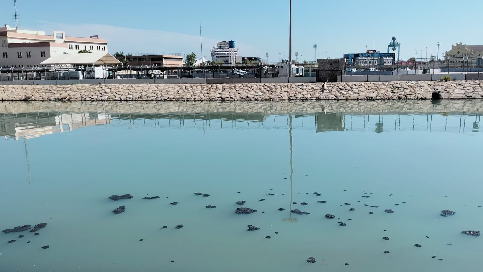 Situació del llit del Turia després de les últimes pluges