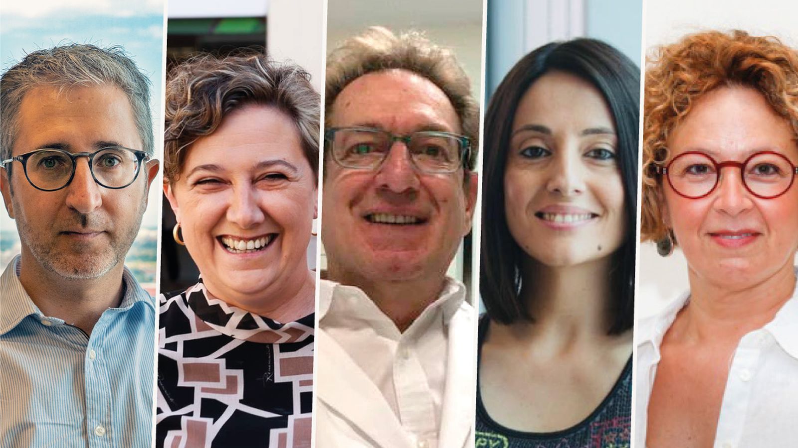 Els cinc consellers i conselleres que rebran les carteres aquest dilluns