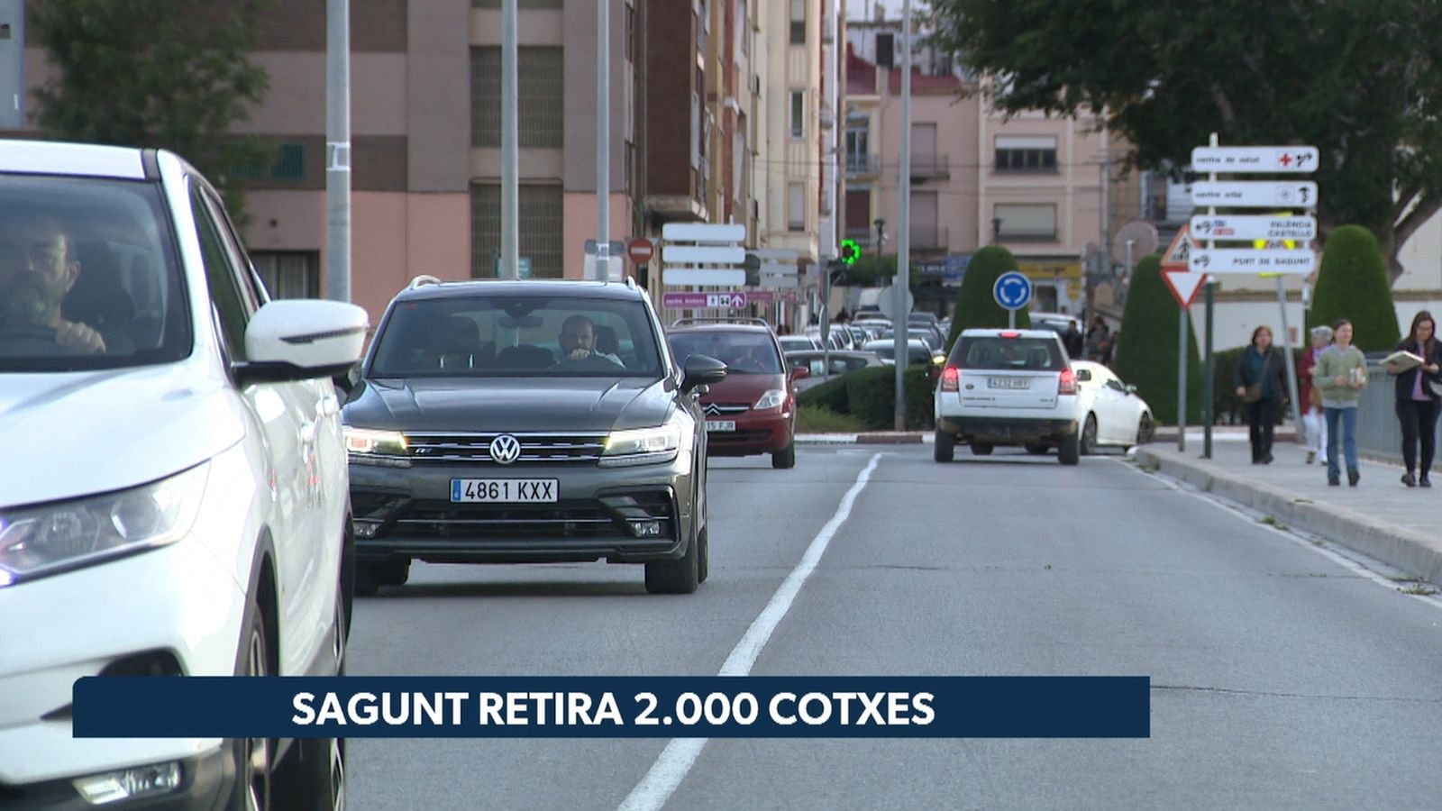 Sagunt retira 2.000 cotxes