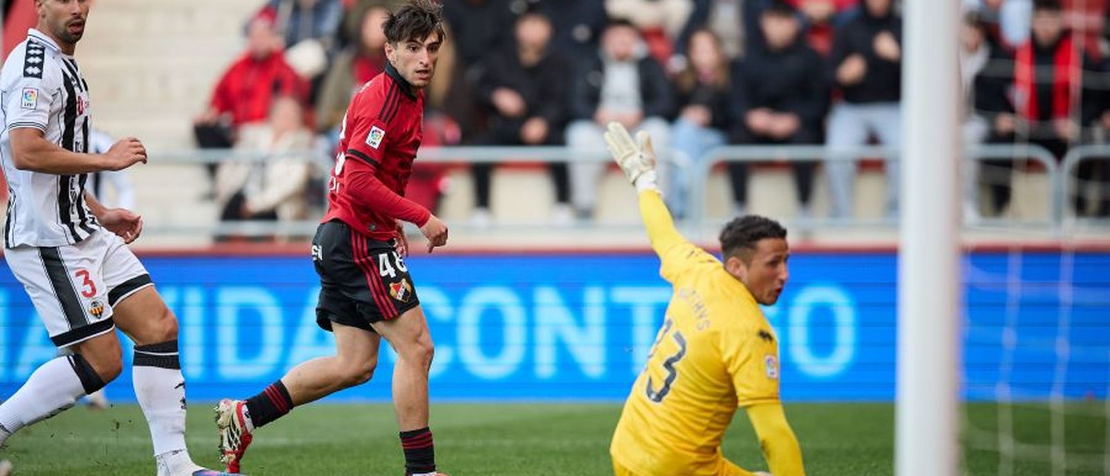 Javi Hernández ha marcat l'empat definitiu