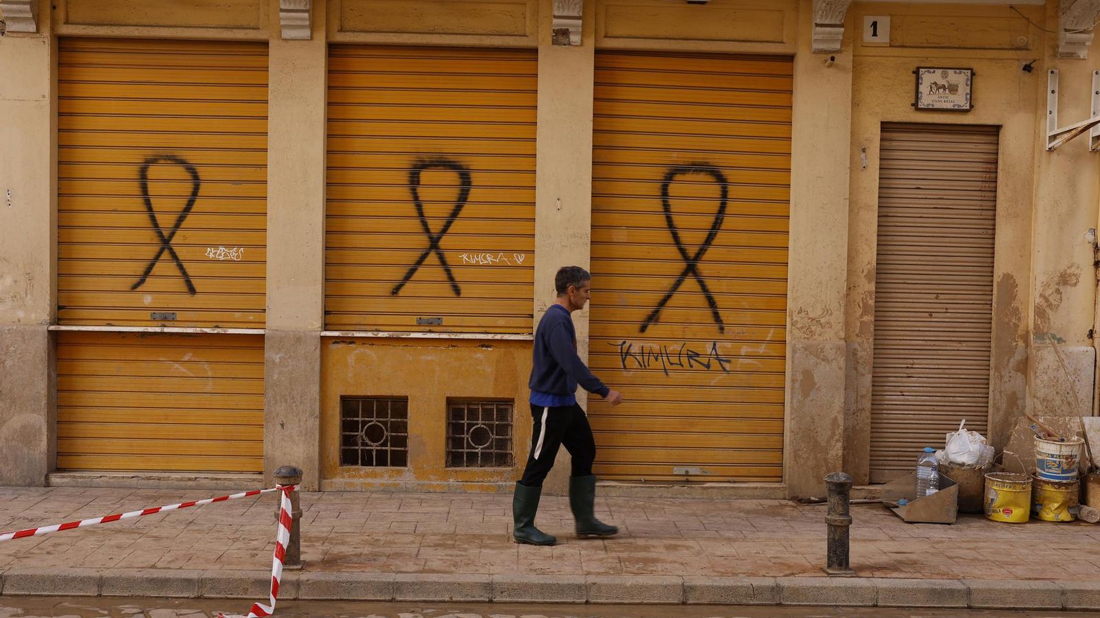 Un dels carrers d'Algemesí este divendres, 15 de novembre Un dels carrers d'Algemesí este divendres 15 de novembre