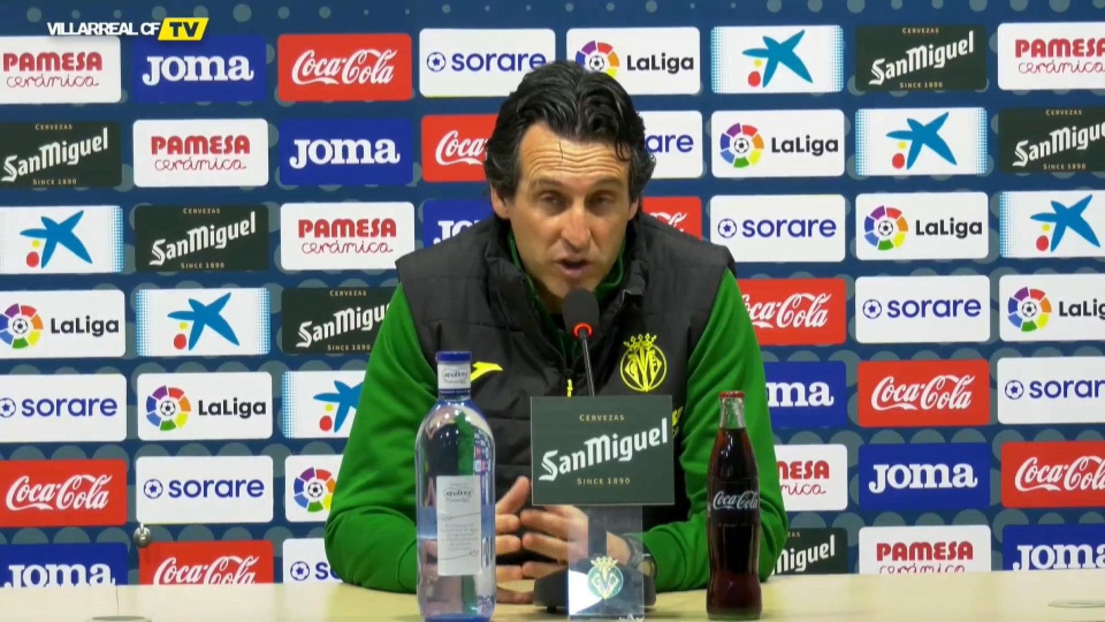 L'entrenador del Vila-real, Unai Emery