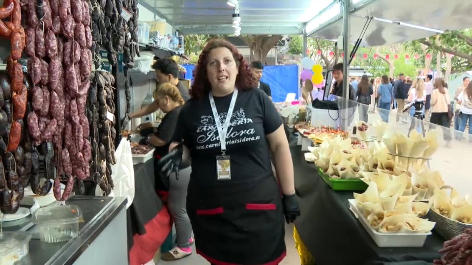 En imatge, una de les parades d'embotit autòcton a PROAVA