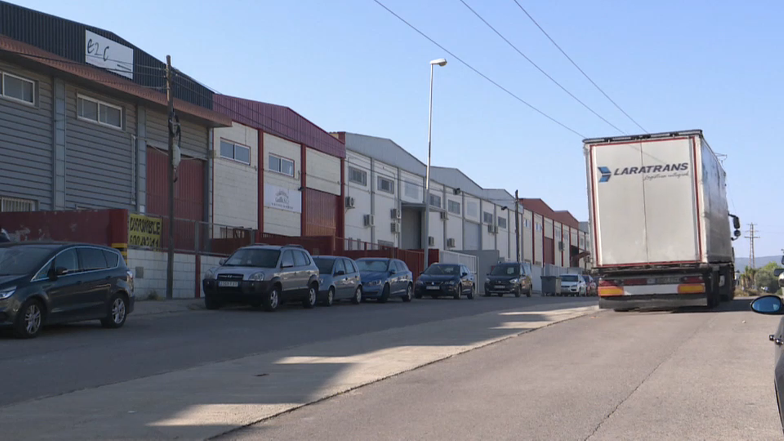 Polígon industrial de Xest, on s'ha detectat un brot amb 22 contagis a una empresa