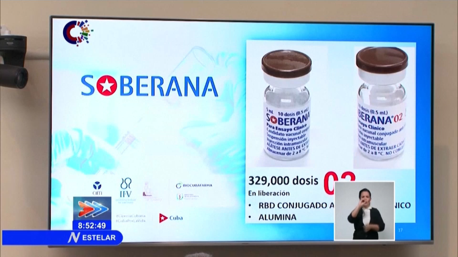 Soberana, la vacuna que desenvolupa Cuba.