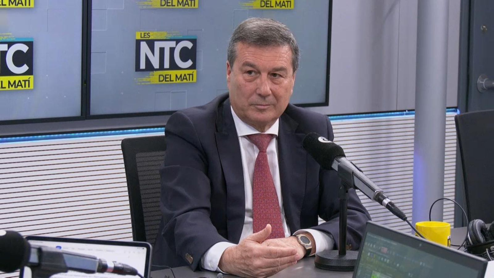 El conseller de Sanitat, Marciano Gómez, entrevistat este dimecres en 'Les notícies del matí'