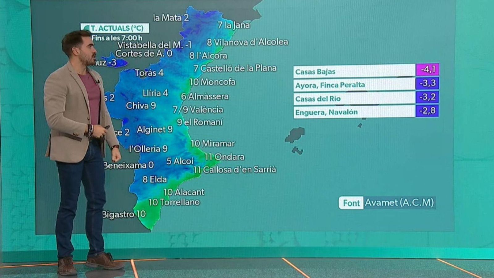 En imatge, les mínimes de divendres 21 de novembre