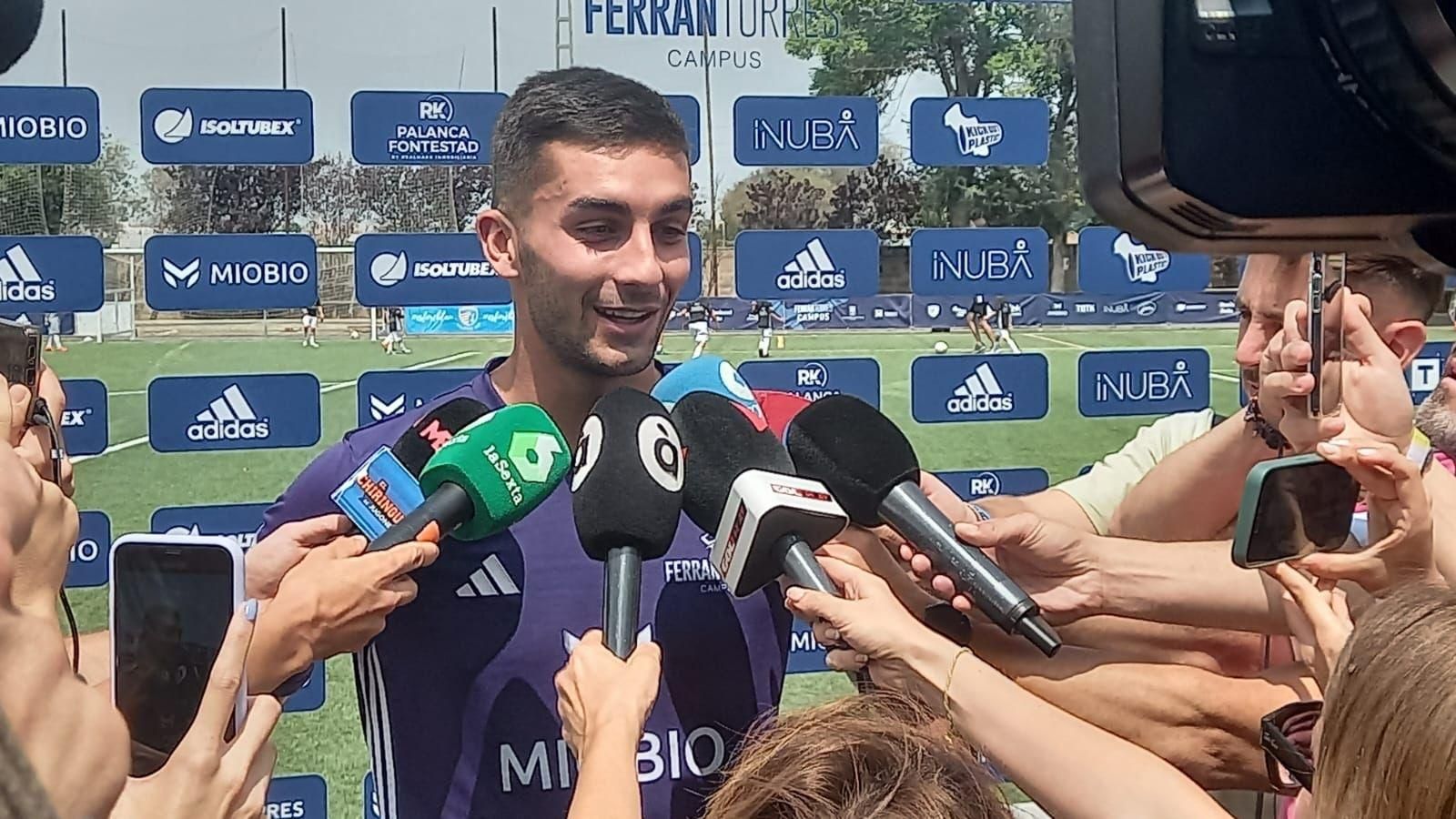 Ferran Torres, jugador del FC Barcelona Ferrán Torres, jugador del FC Barcelona