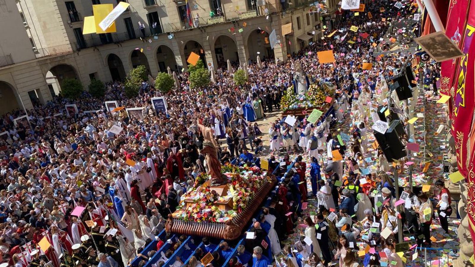 Processó de l'Encontre a la ciutat d'Alacant 