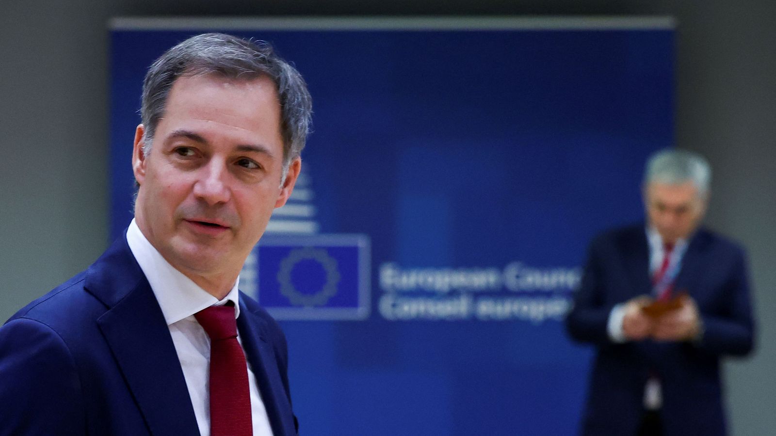 El primer ministre de Bèlgica, Alexander De Croo, en la cimera europea