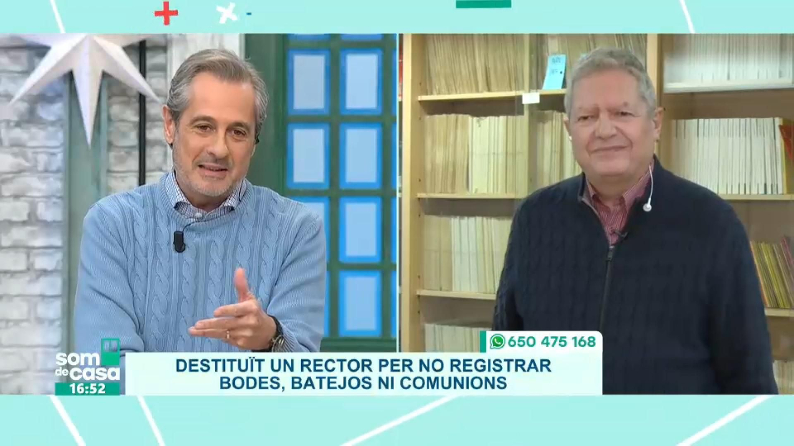 Manuel Alenda, catedràtic de Dret Canònic de la UA