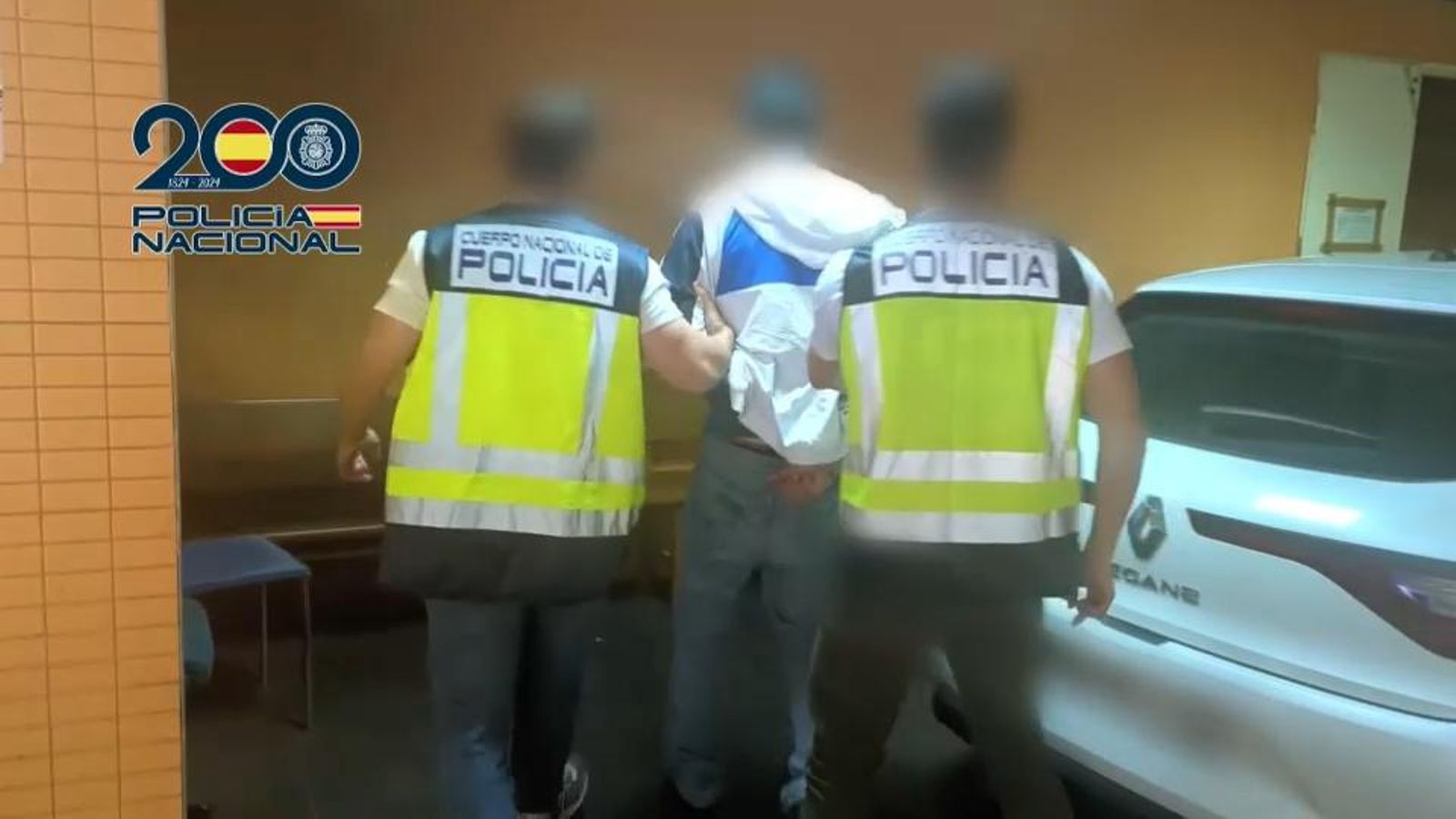 Un dels detinguts per la Policia Nacional