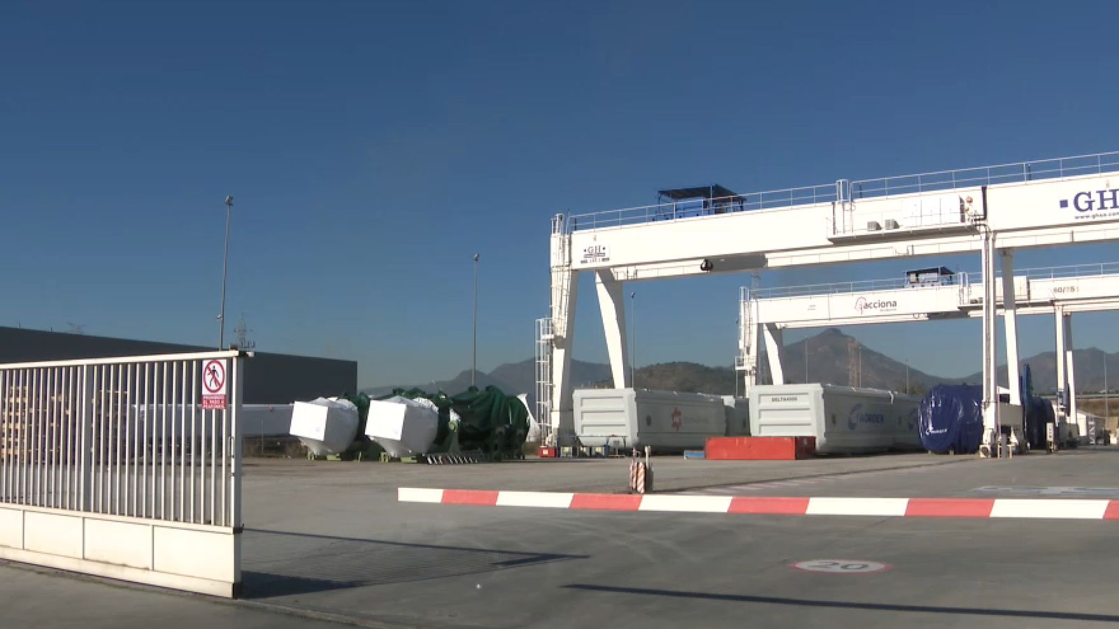 Instal·lacions de la multinacional Nordex a la Plana Baixa