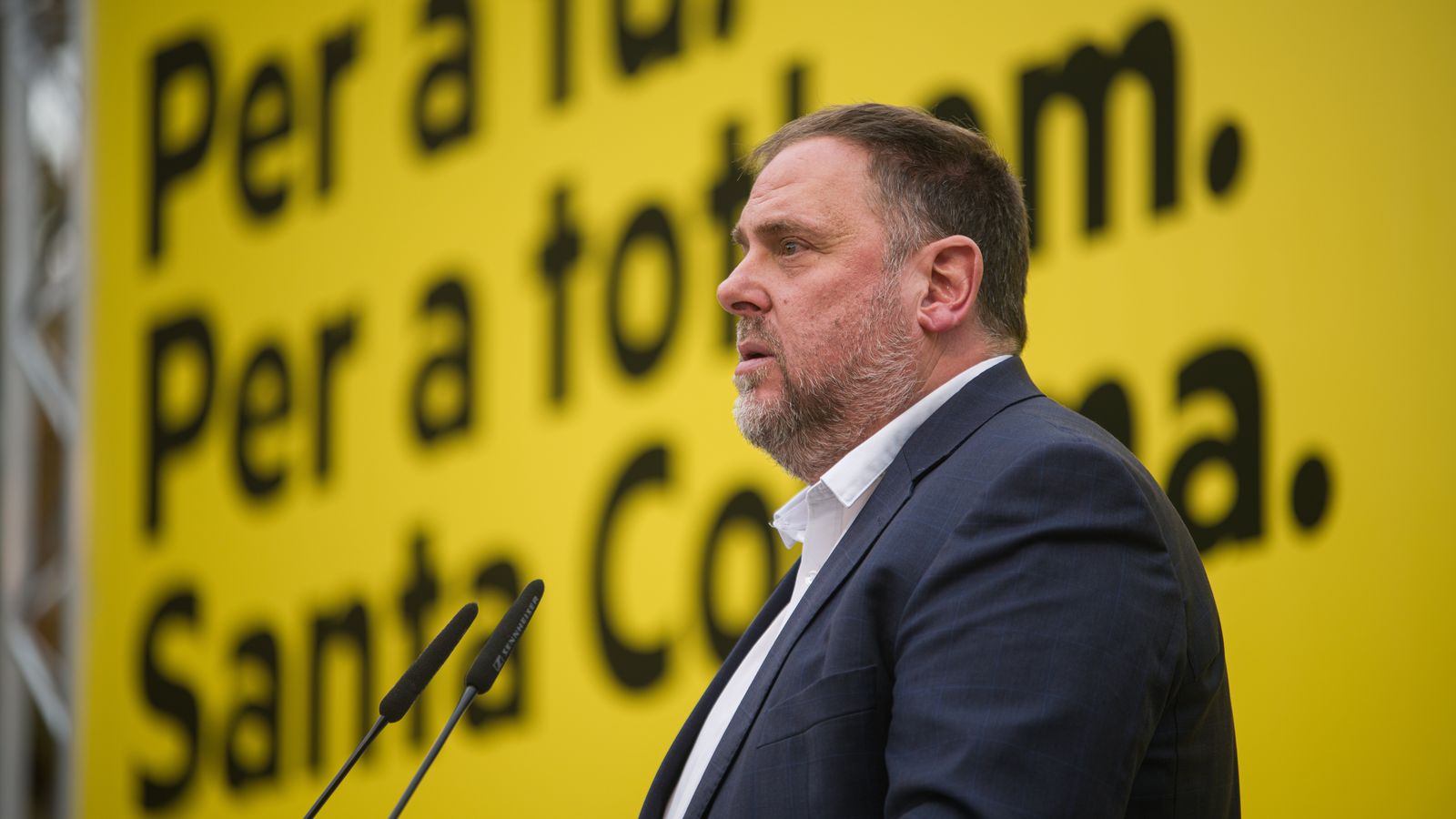El president d'ERC Oriol Junqueras