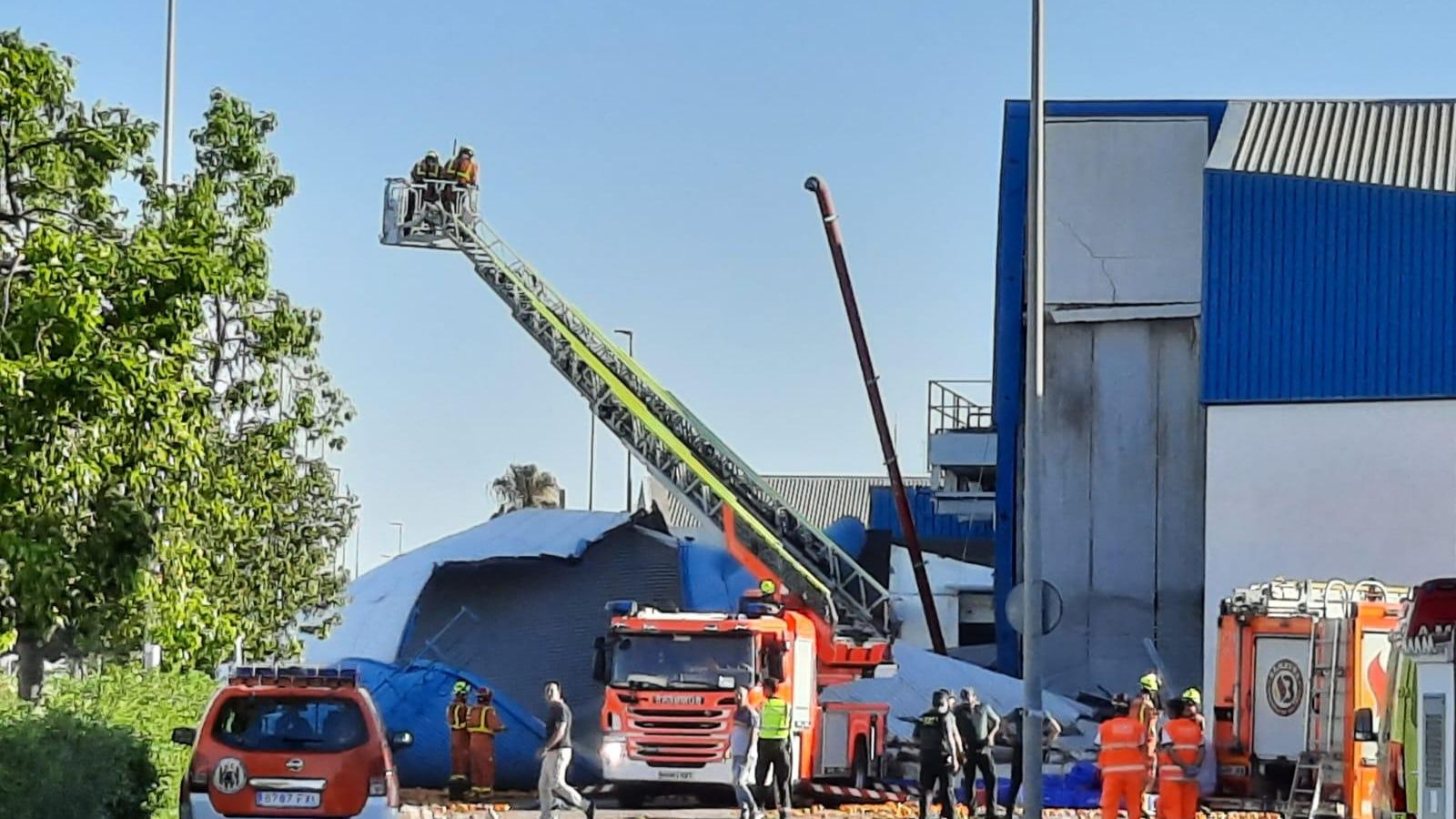 La fàbrica on s'ha registrat l'accident laboral a la Pobla de Farnals