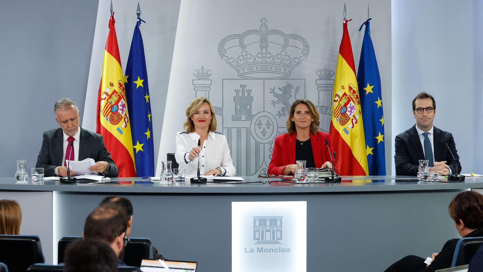 Roda de premsa posterior al Consell de Ministres