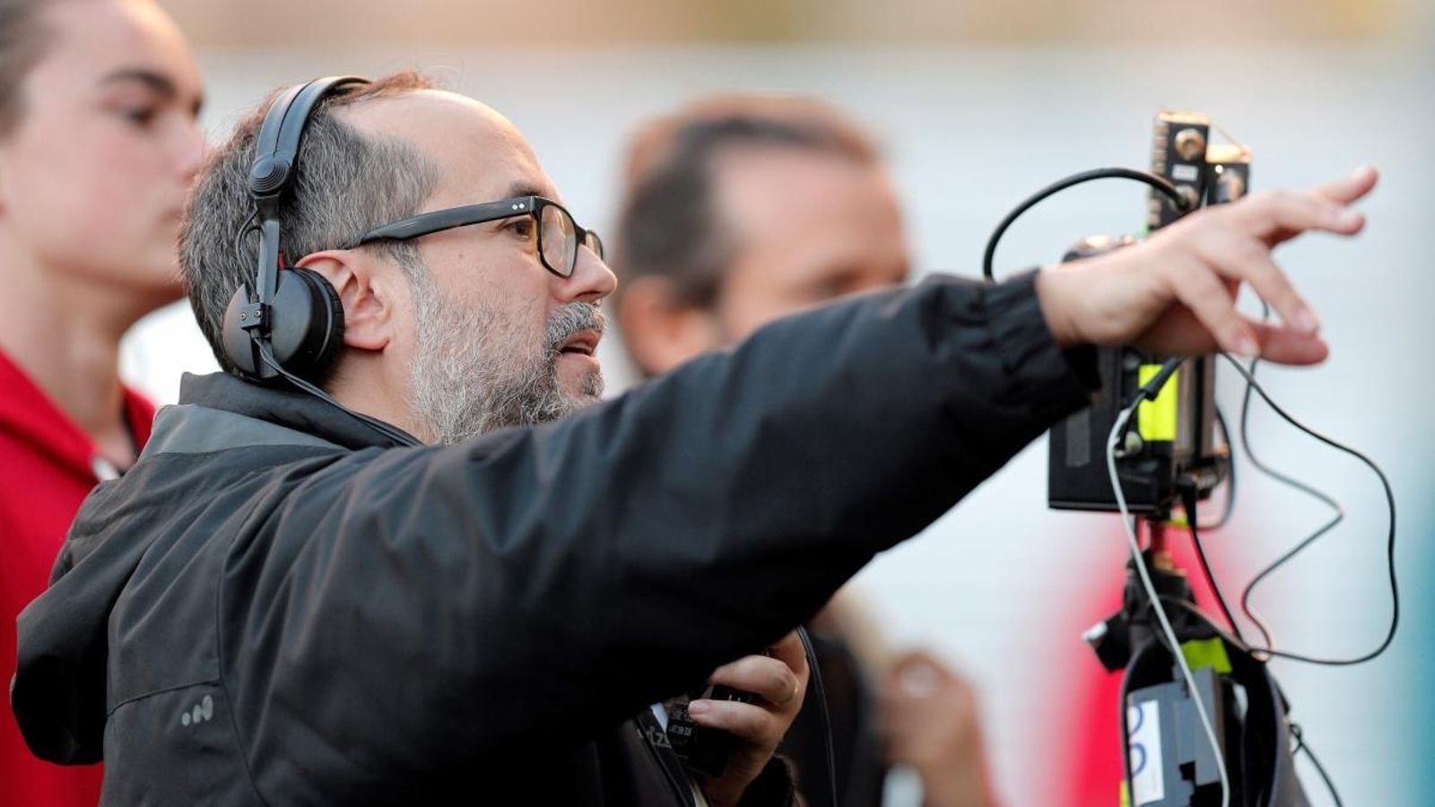 Álex Montoya, durant el rodatge de la pel·lícula