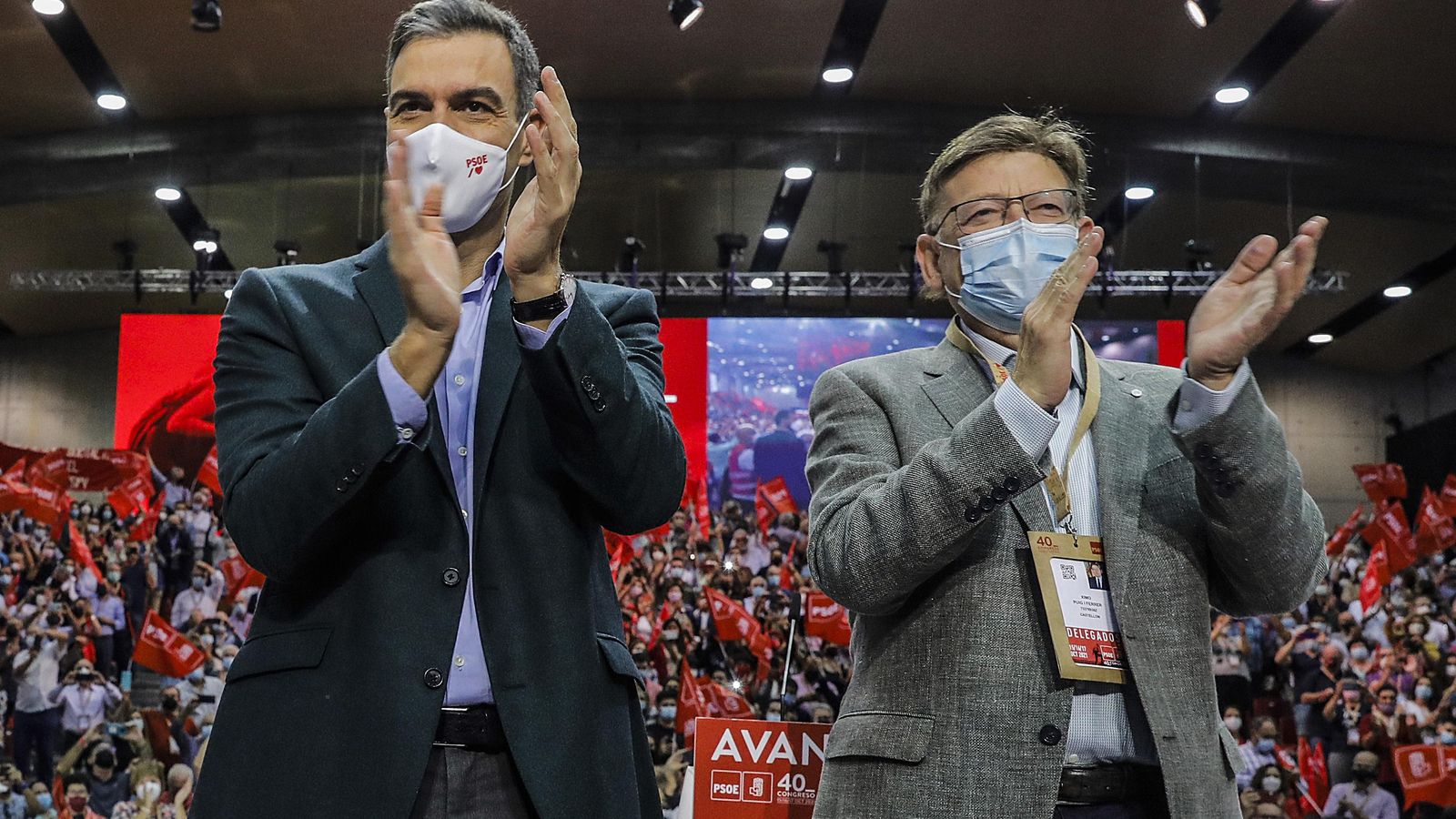 Pedro Sánchez i Ximo Puig el passat 17 d'octubre de 2021 a València