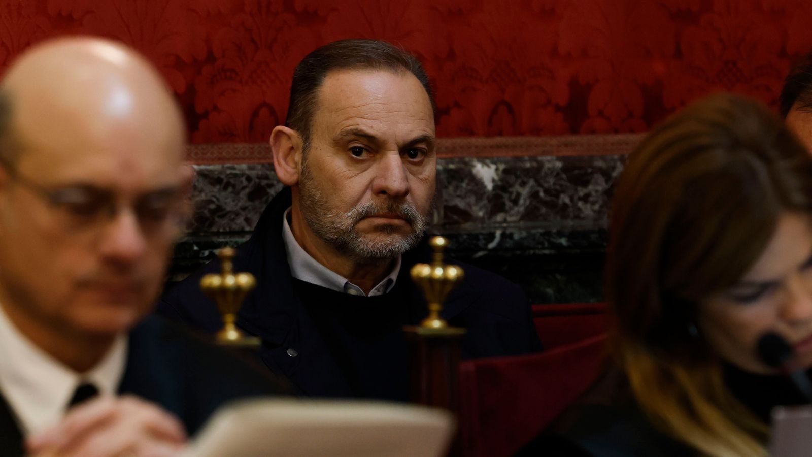 L'exministre José Luis Ábalos durant el juí al Tribunal Suprem