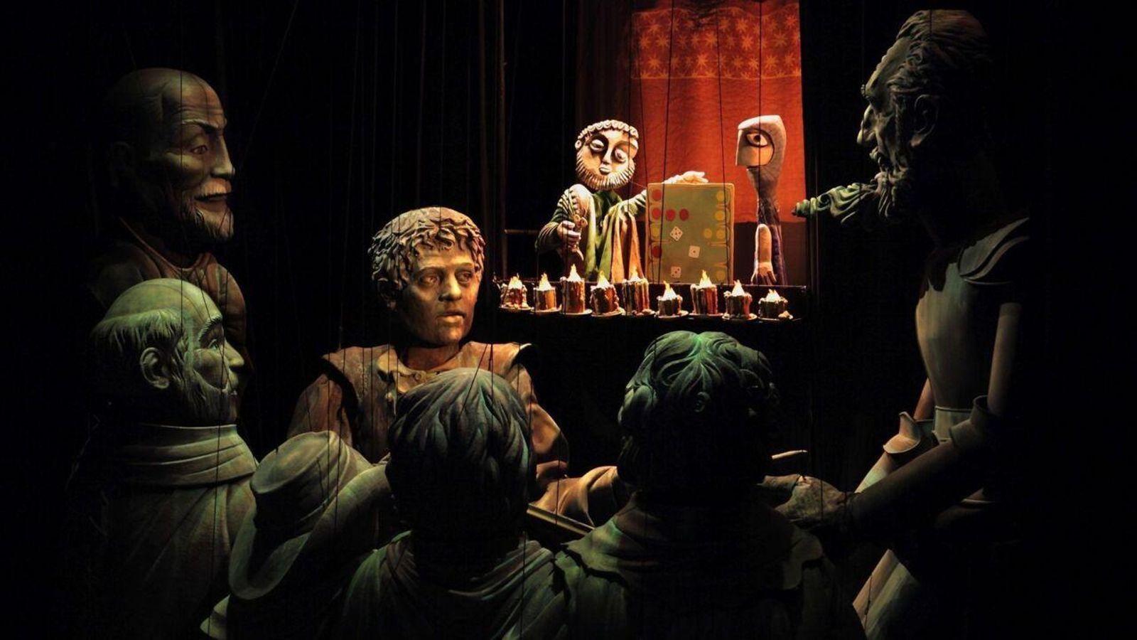 Una de les escenes de la primera òpera familiar del Palau de les Arts, que es representarà divendres