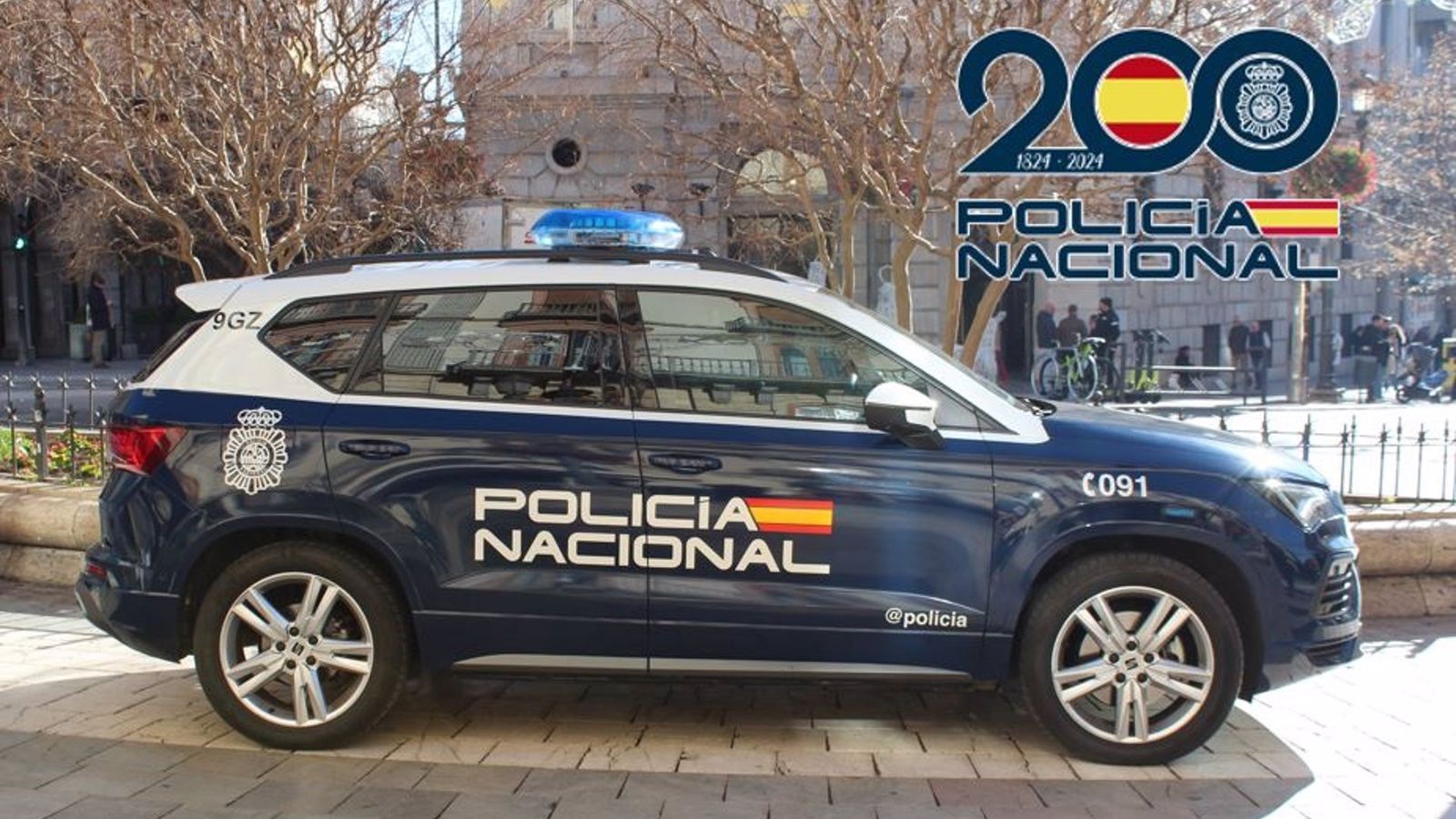 Imatge d'arxiu d'un cotxe de la Policia Nacional