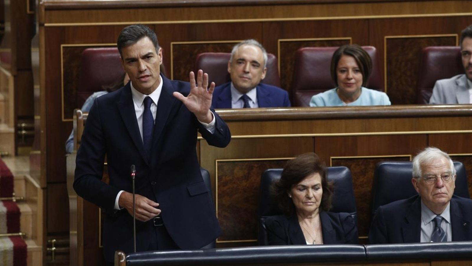 Sánchez ha subratllat que el seu plantejament "no és el mateix que el dels grups conservadors" Sánchez ha subratllat que el seu plantejament "no és el mateix que el dels grups conservadors"