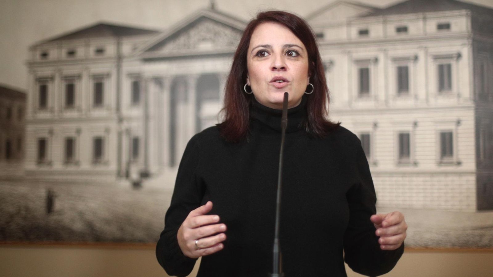 Adriana Lastra, el passat 28 de gener en el Congrés