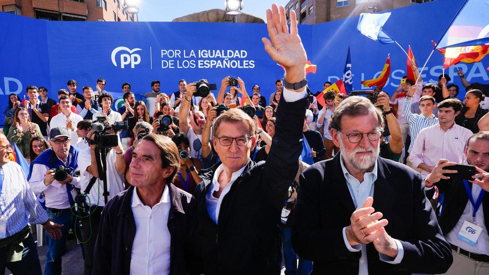 Acte del PP en defensa de la igualtat de tots els espanyols celebrat aquest diumenge a Madrid